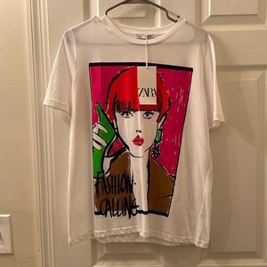 Zara graphic tee